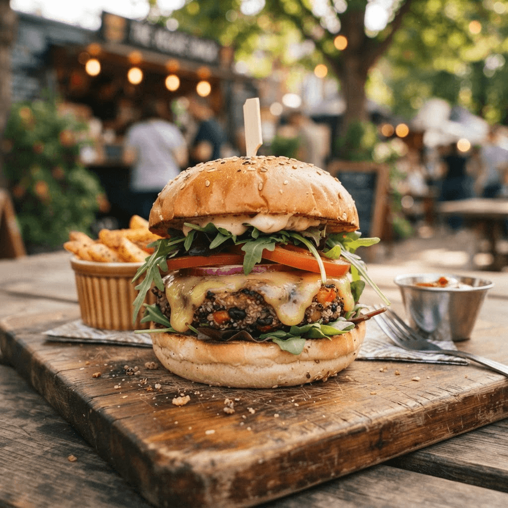 The Veggie with Cheese from On The Bun